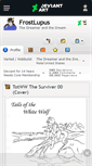 Mobile Screenshot of frostlupus.deviantart.com