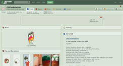 Desktop Screenshot of chicledemelom.deviantart.com