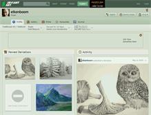 Tablet Screenshot of eikenboom.deviantart.com