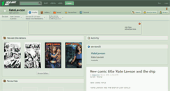 Desktop Screenshot of katelawson.deviantart.com