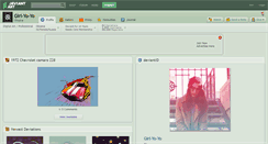 Desktop Screenshot of girl-yo-yo.deviantart.com