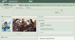Desktop Screenshot of k-kyoki.deviantart.com