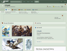 Tablet Screenshot of k-kyoki.deviantart.com
