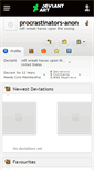 Mobile Screenshot of procrastinators-anon.deviantart.com