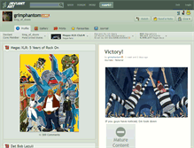 Tablet Screenshot of grimphantom.deviantart.com