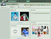 Tablet Screenshot of kisame-hoshigaki-fc.deviantart.com