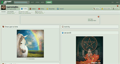 Desktop Screenshot of gabrielleblin.deviantart.com