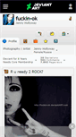 Mobile Screenshot of fuckin-ok.deviantart.com