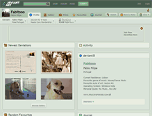 Tablet Screenshot of fabitooo.deviantart.com