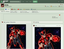 Tablet Screenshot of dcgil.deviantart.com