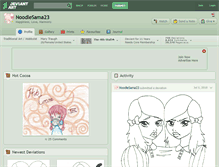 Tablet Screenshot of noodlesama23.deviantart.com