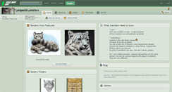 Desktop Screenshot of leopard-lovers.deviantart.com