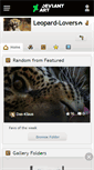 Mobile Screenshot of leopard-lovers.deviantart.com