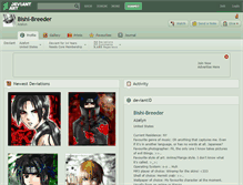 Tablet Screenshot of bishi-breeder.deviantart.com