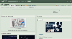 Desktop Screenshot of exquision.deviantart.com