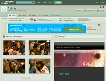 Tablet Screenshot of djstrife.deviantart.com
