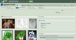 Desktop Screenshot of gothorita-x-scrafty.deviantart.com