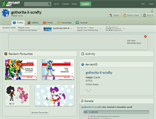 Tablet Screenshot of gothorita-x-scrafty.deviantart.com