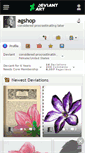 Mobile Screenshot of agshop.deviantart.com