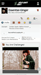 Mobile Screenshot of essential-ginger.deviantart.com