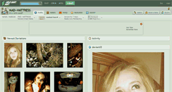 Desktop Screenshot of mad--hattress.deviantart.com