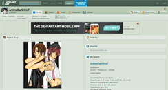 Desktop Screenshot of animedarkwolf.deviantart.com