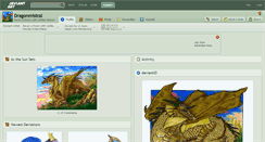 Desktop Screenshot of dragonmistral.deviantart.com
