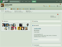 Tablet Screenshot of neofoxx000.deviantart.com