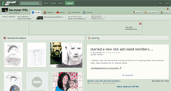 Desktop Screenshot of hawkstar1996.deviantart.com