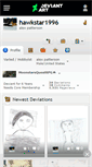 Mobile Screenshot of hawkstar1996.deviantart.com