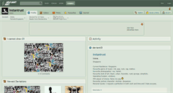 Desktop Screenshot of instantrust.deviantart.com