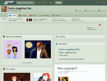 Tablet Screenshot of fred-x-angelina-club.deviantart.com