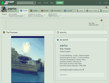 Tablet Screenshot of poprica.deviantart.com