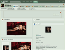 Tablet Screenshot of neonnyc.deviantart.com