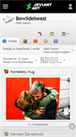 Mobile Screenshot of bewildebeast.deviantart.com
