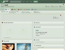 Tablet Screenshot of delff.deviantart.com