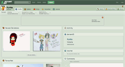 Desktop Screenshot of kunka.deviantart.com