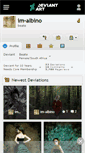 Mobile Screenshot of im-albino.deviantart.com
