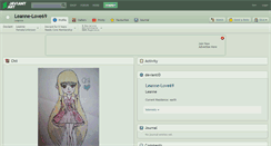 Desktop Screenshot of leanne-love69.deviantart.com