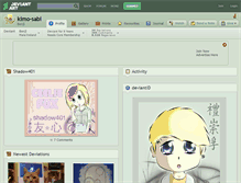 Tablet Screenshot of kimo-sabi.deviantart.com