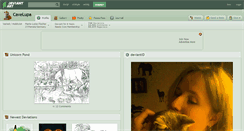Desktop Screenshot of cavelupa.deviantart.com