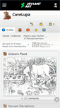 Mobile Screenshot of cavelupa.deviantart.com