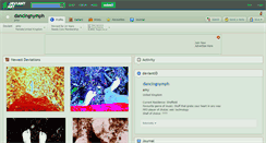 Desktop Screenshot of dancingnymph.deviantart.com