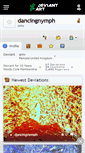 Mobile Screenshot of dancingnymph.deviantart.com