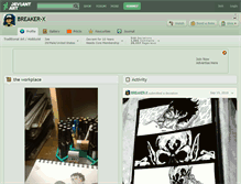 Tablet Screenshot of breaker-x.deviantart.com