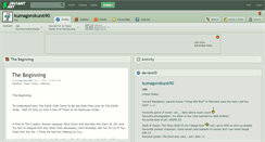 Desktop Screenshot of kumagorokun690.deviantart.com