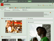 Tablet Screenshot of ansonmoon.deviantart.com