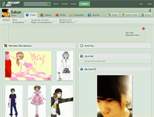 Tablet Screenshot of eukun.deviantart.com