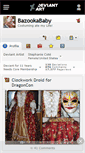 Mobile Screenshot of bazookababy.deviantart.com