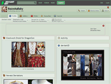 Tablet Screenshot of bazookababy.deviantart.com